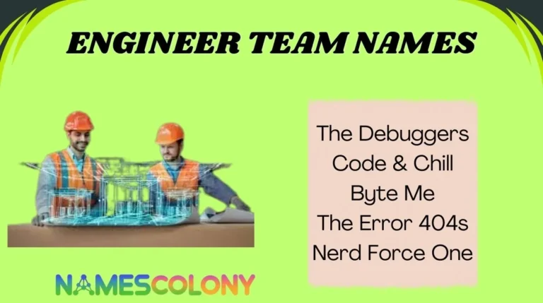 π 164+ Engineer Team Names That Spark Innovation & Power Up Your Squad ...