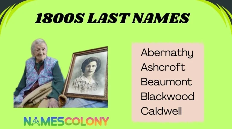 1800s Last Names