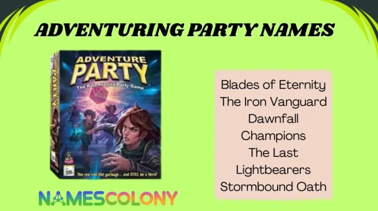 Adventuring Party Names