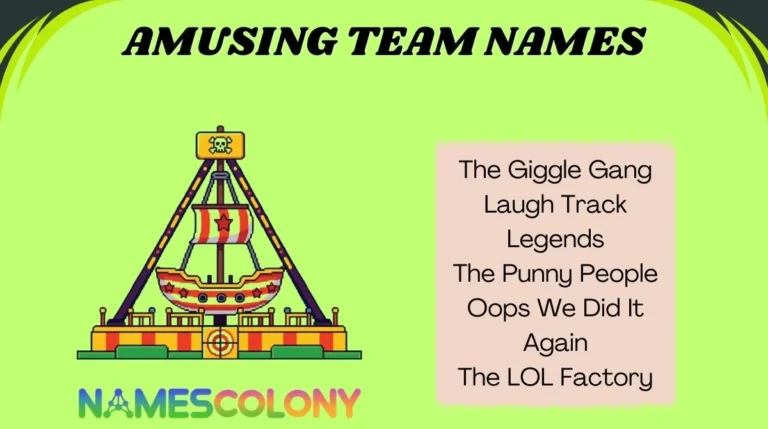 Amusing Team Names