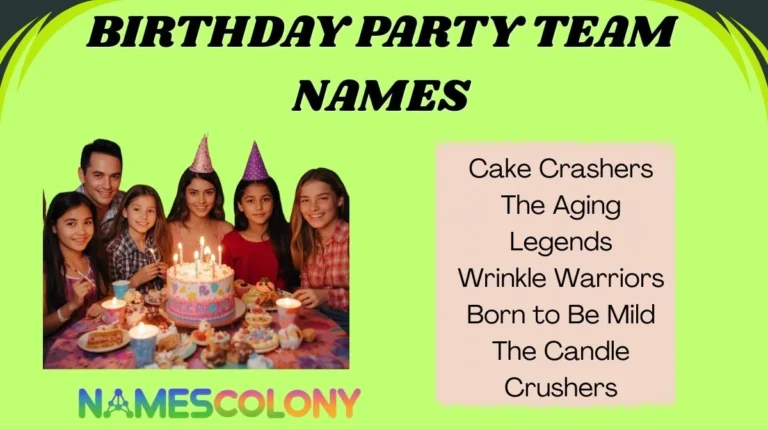 Party Committee Names 🎂 202+ Birthday Party Team Names For (2026 Updated)