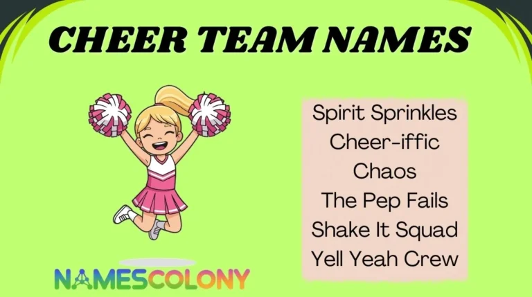 Cheer Team Names