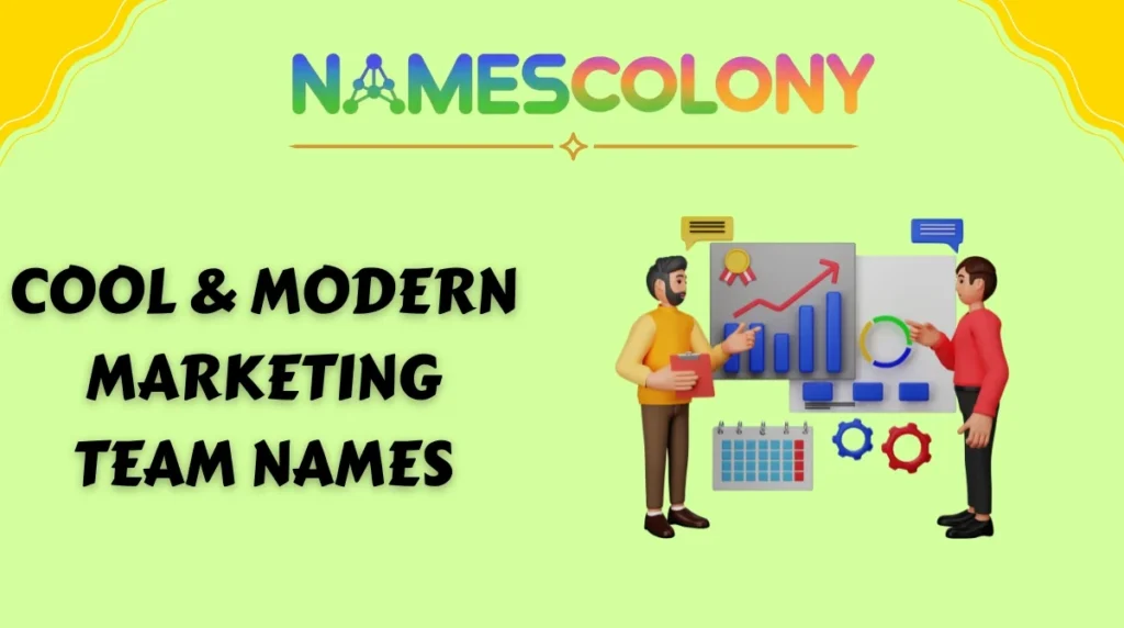 Cool & Modern Marketing Team Names