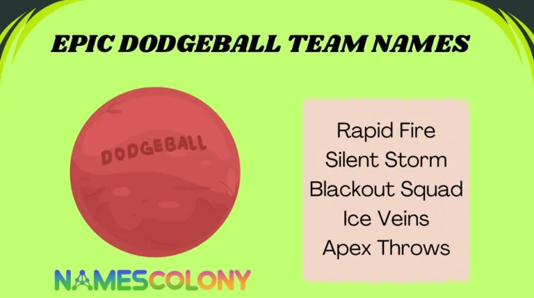 Epic Dodgeball Team Names