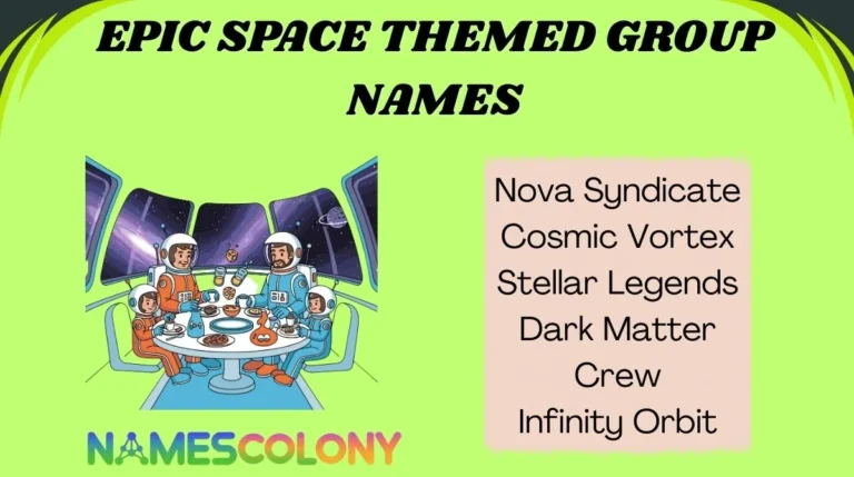 Epic Space Themed Group Names