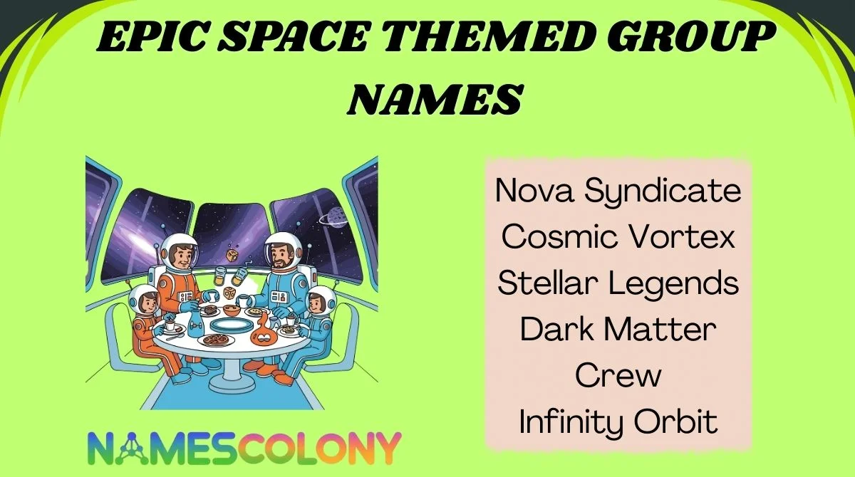 🌌 159+ Epic Space Themed Group Names to Inspire Your Crew in (2026 Updated)