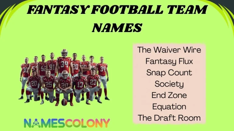 Fantasy Football Team Names
