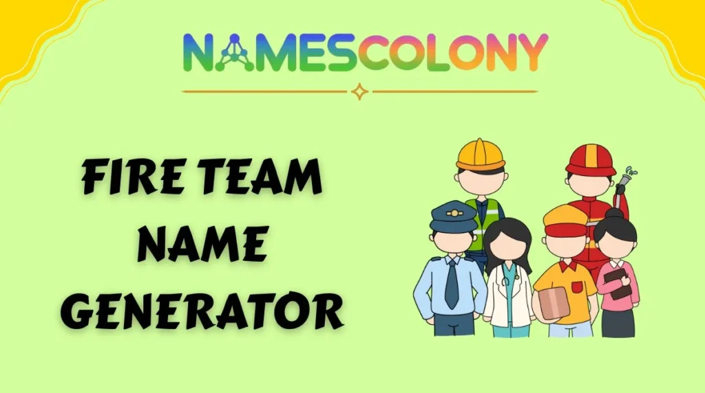 Fire Team Name Generator