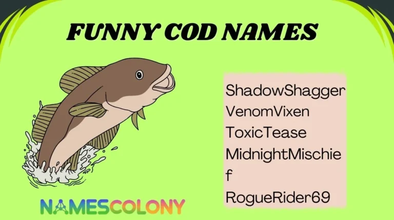 Funny COD Names