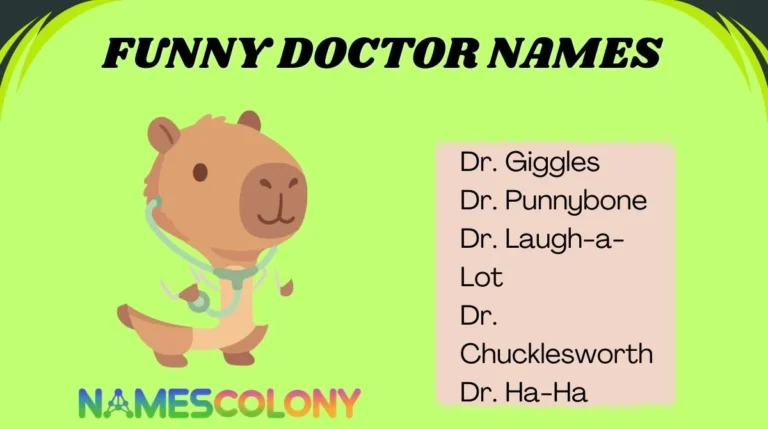 Funny Doctor Names