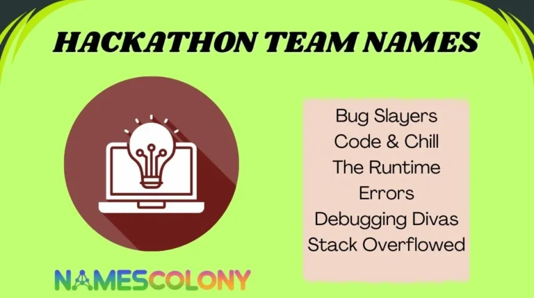 Hackathon Team Names