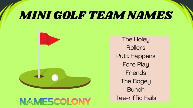 Mini Golf Team Names