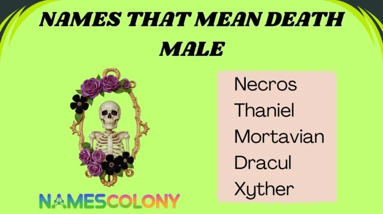 Names That Mean Death Male