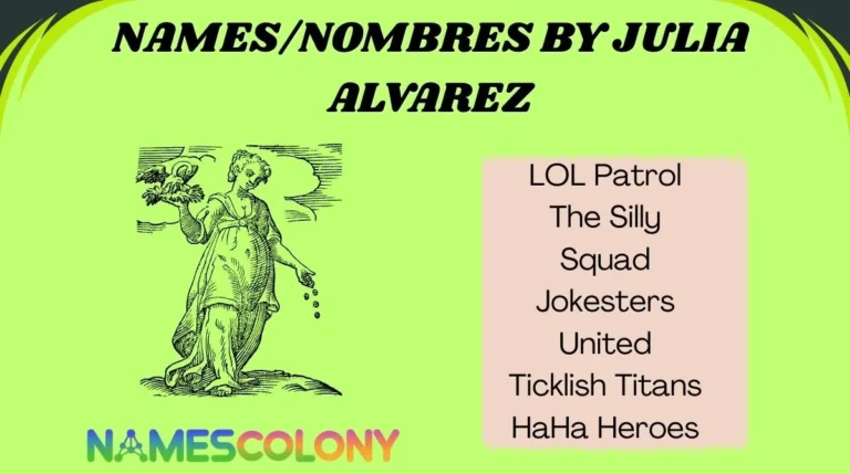 Names/Nombres by Julia Alvarez