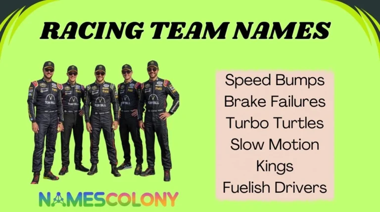 Racing Team Names