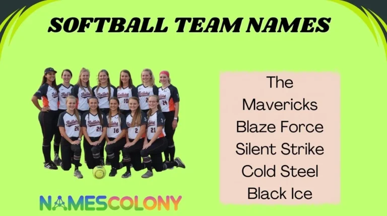 Softball Team Names