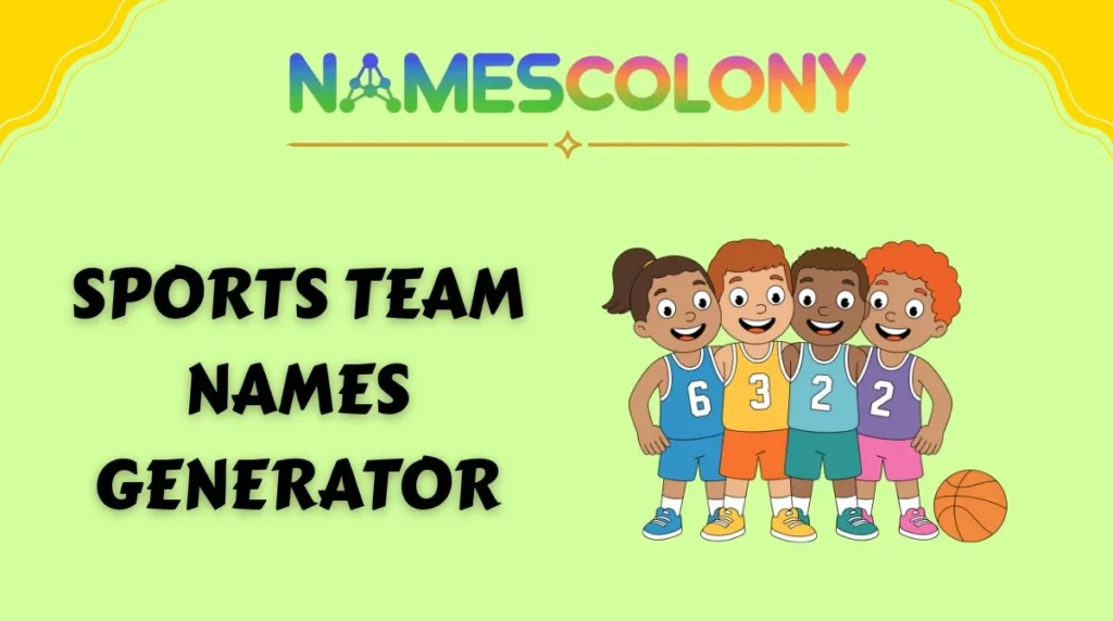 Sports Team Names Generator