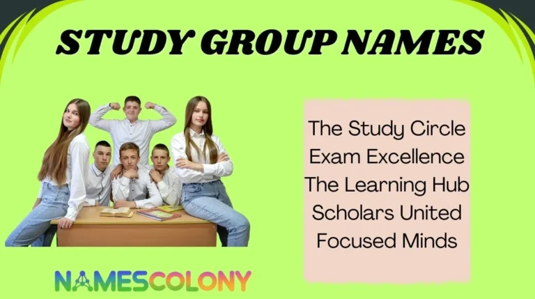 🎓 188+ Study Group Names That Spark Focus, Fun & Success For ( 2026 ...