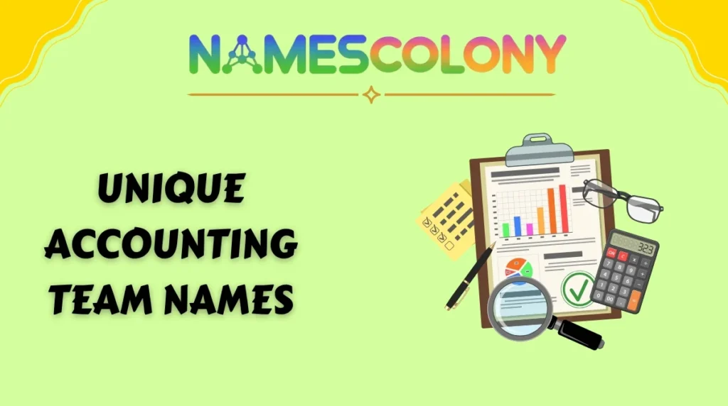 Unique Accounting Team Names
