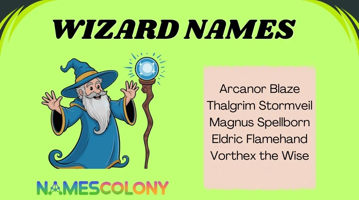 🧙‍♂️ 172+ Wizard Names That Spark Magic (Ultimate Power List 2026)
