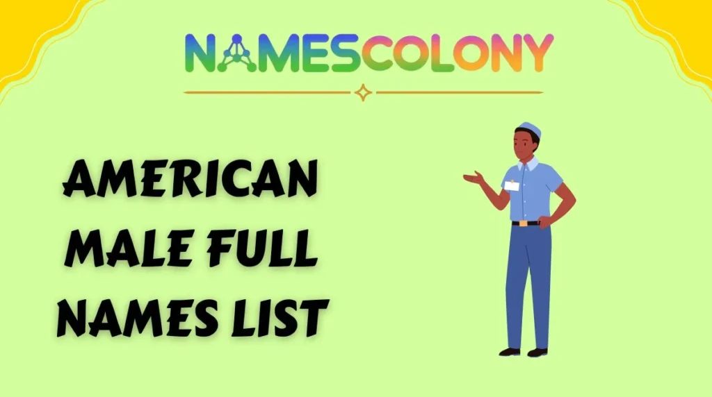 American Male Full Names List