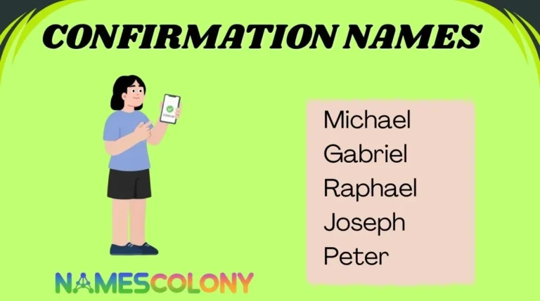 Confirmation Names