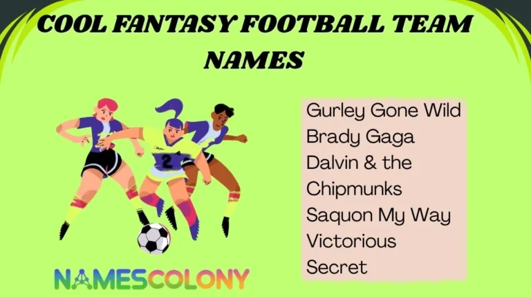 Cool Fantasy Football Team Names