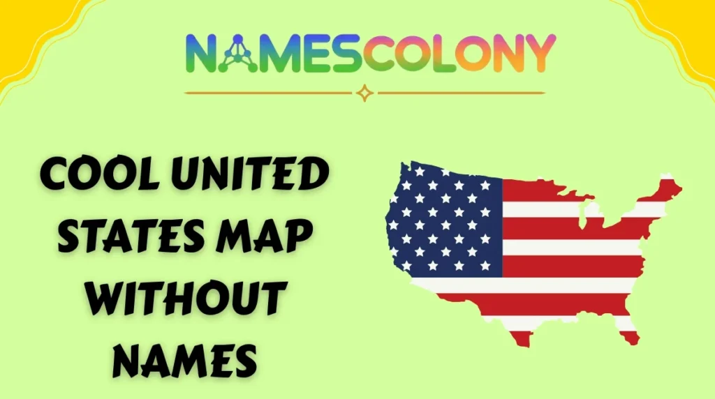 Cool United States Map Without Names
