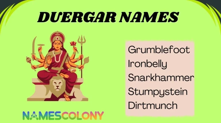 Duergar Names