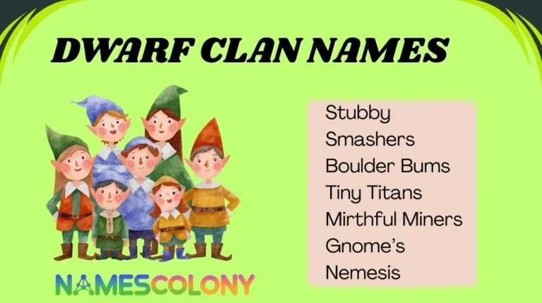 Dwarf Clan Names