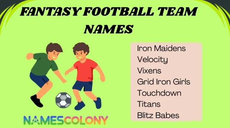 Fantasy Football Team Names