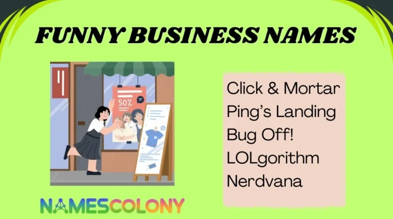 Funny Business Names