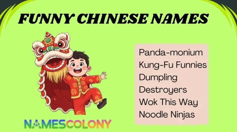 Funny Chinese Names