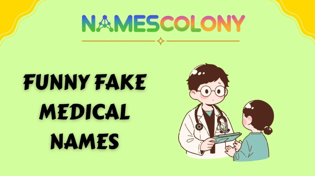 Funny Fake Medical Names