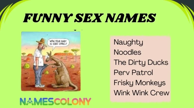 Funny Sex Names