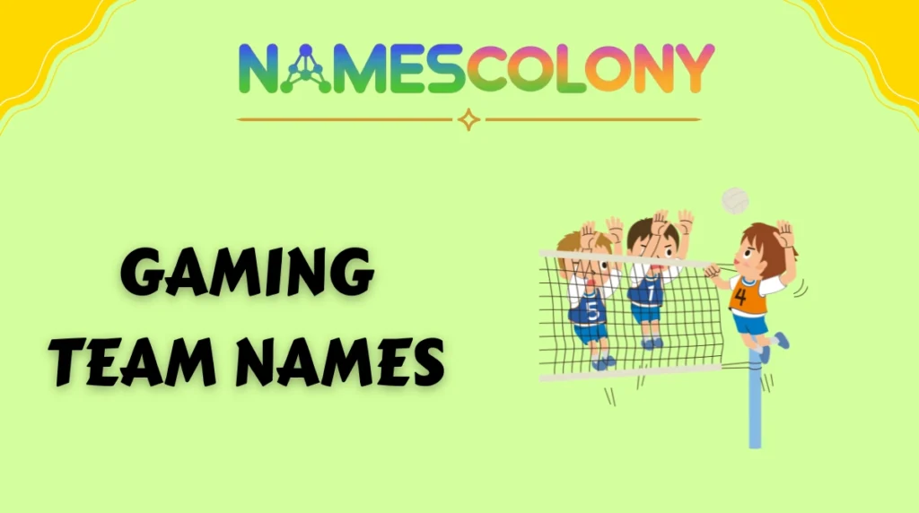 Gaming Team Names