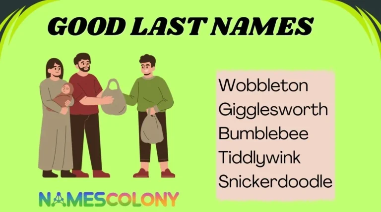 Good Last Names