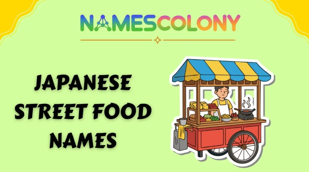 Japanese Street Food Names
