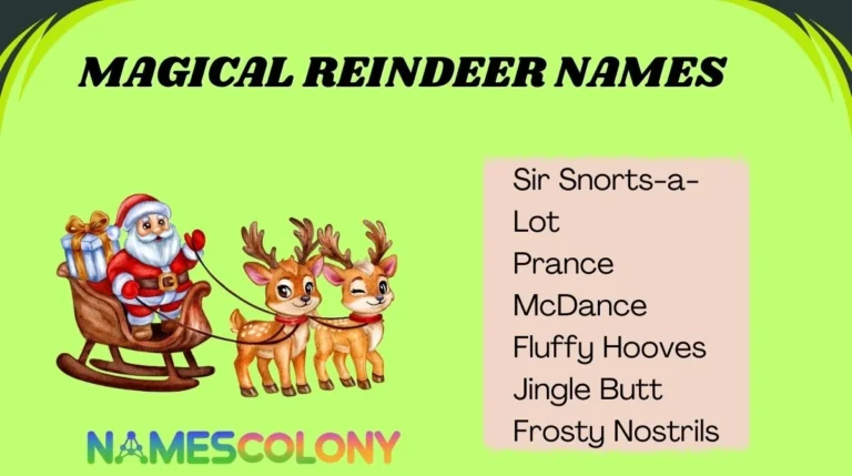 Magical Reindeer Names