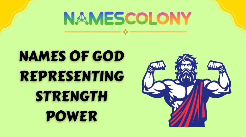 Names of God Representing Strength & Power