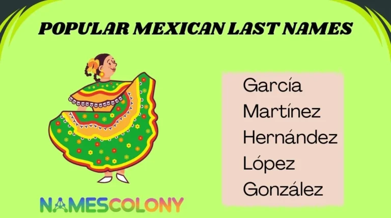 Popular Mexican Last Names