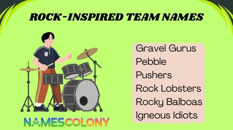 Rock-Inspired Team Names