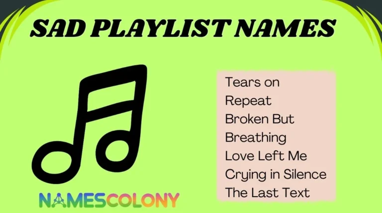 Sad Playlist Names
