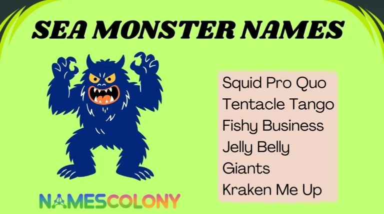 Sea Monster Names