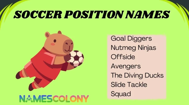 Soccer Position Names
