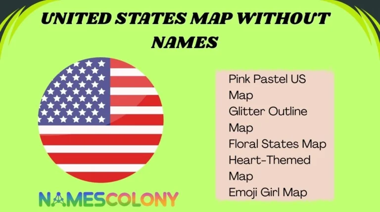 United States Map Without Names