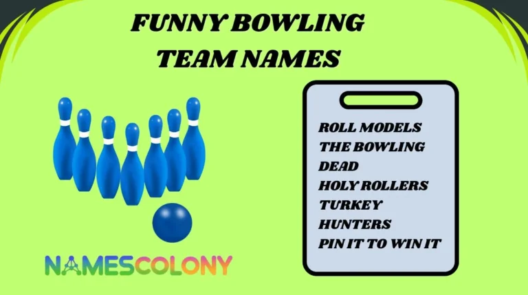 Funny Bowling Team Names