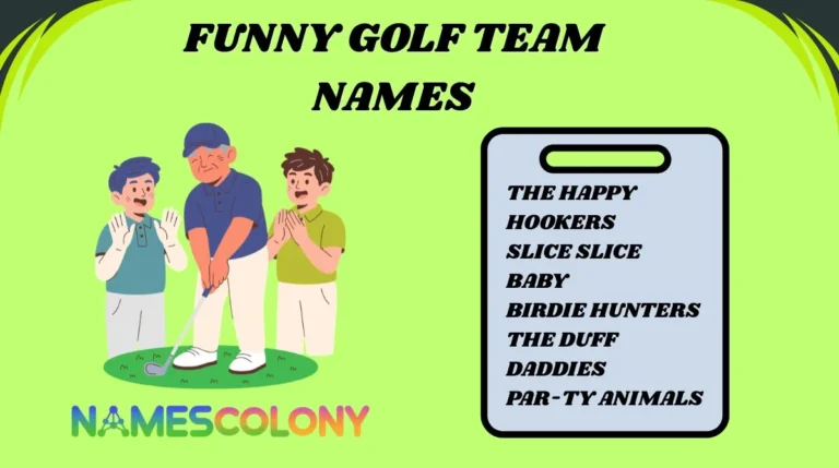 Funny Golf Team Names