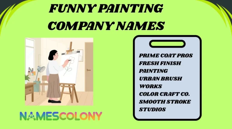 Funny Painting Company Names