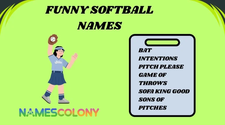 Funny Softball Names